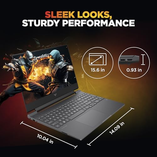 HP Victus, 13th Gen Intel Core i5-13420H, 6GB RTX 3050, 16GB DDR4(Upgradeable) 512GB SSD, FHD, 144Hz, 300 nits, IPS, 15.6''/39.6cm, Win11, M365* Office24, Mica Silver, 2.3kg, fa2700TX, Gaming Laptop 