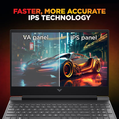 HP Victus, 13th Gen Intel Core i5-13420H, 6GB RTX 3050, 16GB DDR4(Upgradeable) 512GB SSD, FHD, 144Hz, 300 nits, IPS, 15.6''/39.6cm, Win11, M365* Office24, Mica Silver, 2.3kg, fa2700TX, Gaming Laptop 