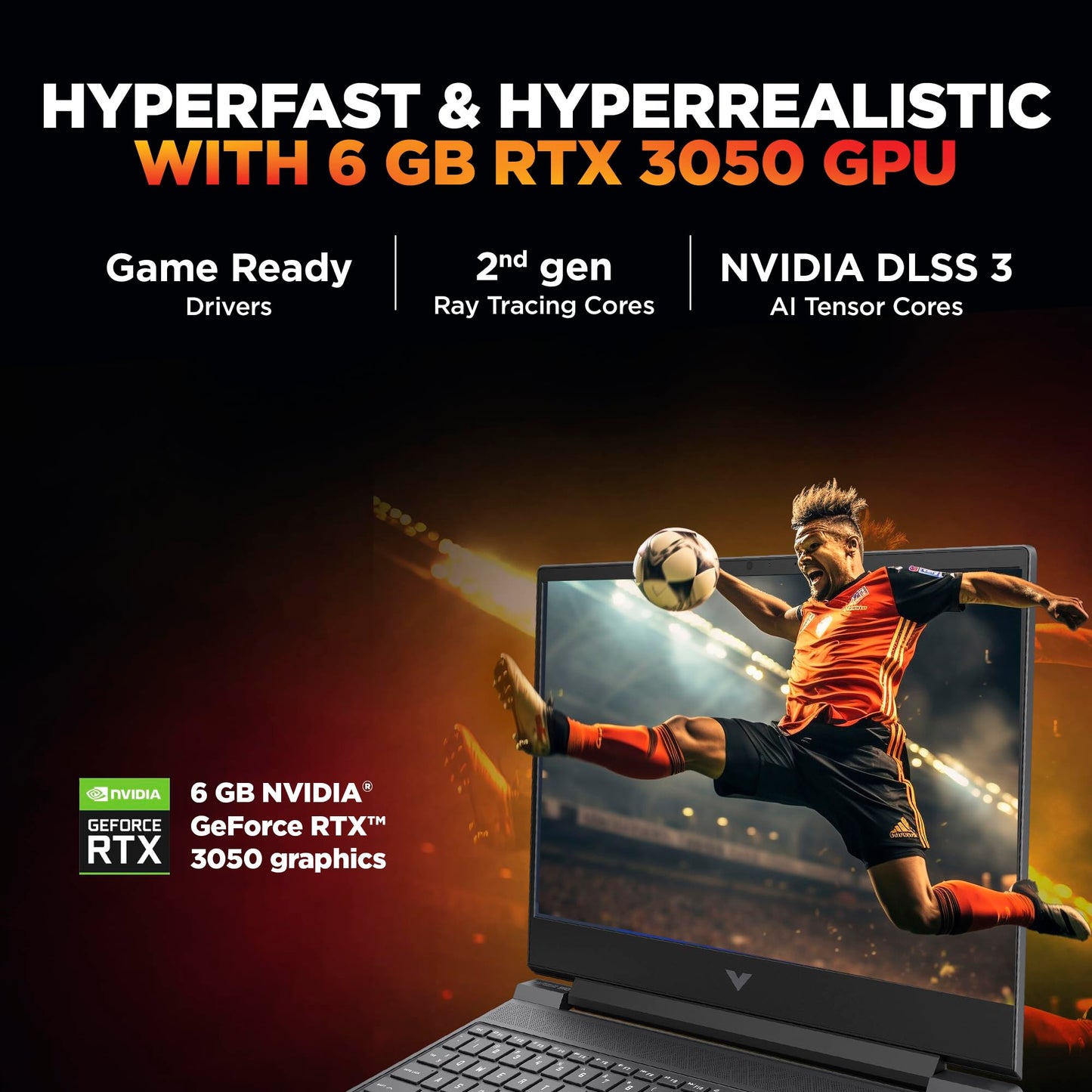 HP Victus, 13th Gen Intel Core i5-13420H, 6GB RTX 3050, 16GB DDR4(Upgradeable) 512GB SSD, FHD, 144Hz, 300 nits, IPS, 15.6''/39.6cm, Win11, M365* Office24, Mica Silver, 2.3kg, fa2700TX, Gaming Laptop 