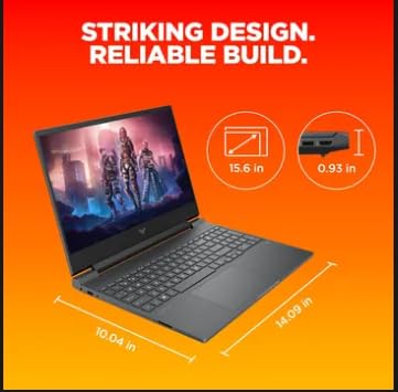HP Victus 15-fa2104TX Intel Core i7 13th Gen Gaming Laptop (16GB, 512GB SSD, Windows 11 Home, 6GB Graphics, 15.6 inch 144 Hz IPS Full HD Display, NVIDIA GeForce RTX 4050, Mica Silver, 2.29 KG) 