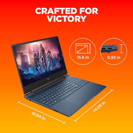 HP Victus Gaming Laptop, AMD Ryzen 5 5600H, AMD 4GB Radeon RX 6500M Graphics, 15.6-inch (39.6 cm), FHD, IPS, 8GB DDR4, 512GB SSD, Backlit KB, B&O (Win 11, Blue, 2.29 kg), fb0147AX, fb0184ax 