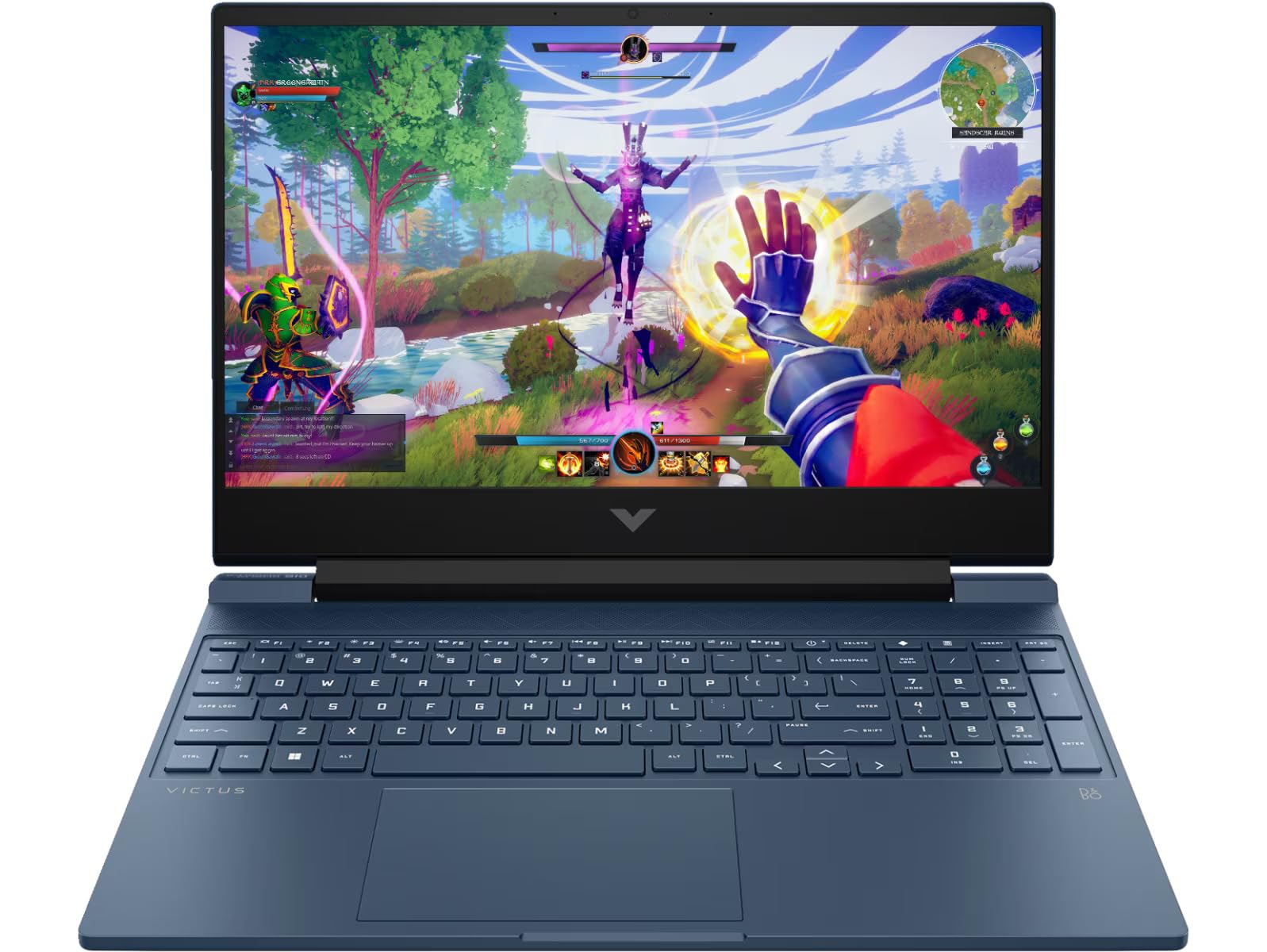 HP Smartchoice Victus, AMD Ryzen 7 7445HS 4GB NVIDIA GeForce RTX 2050 - (16 GB/512 GB SSD/Windows 11 Home) FHD, 144Hz, 300 nits, 15.6''/39.6cm, M365* Office24, Blue, 2.29kg,15-fb3122AX Gaming Laptop 
