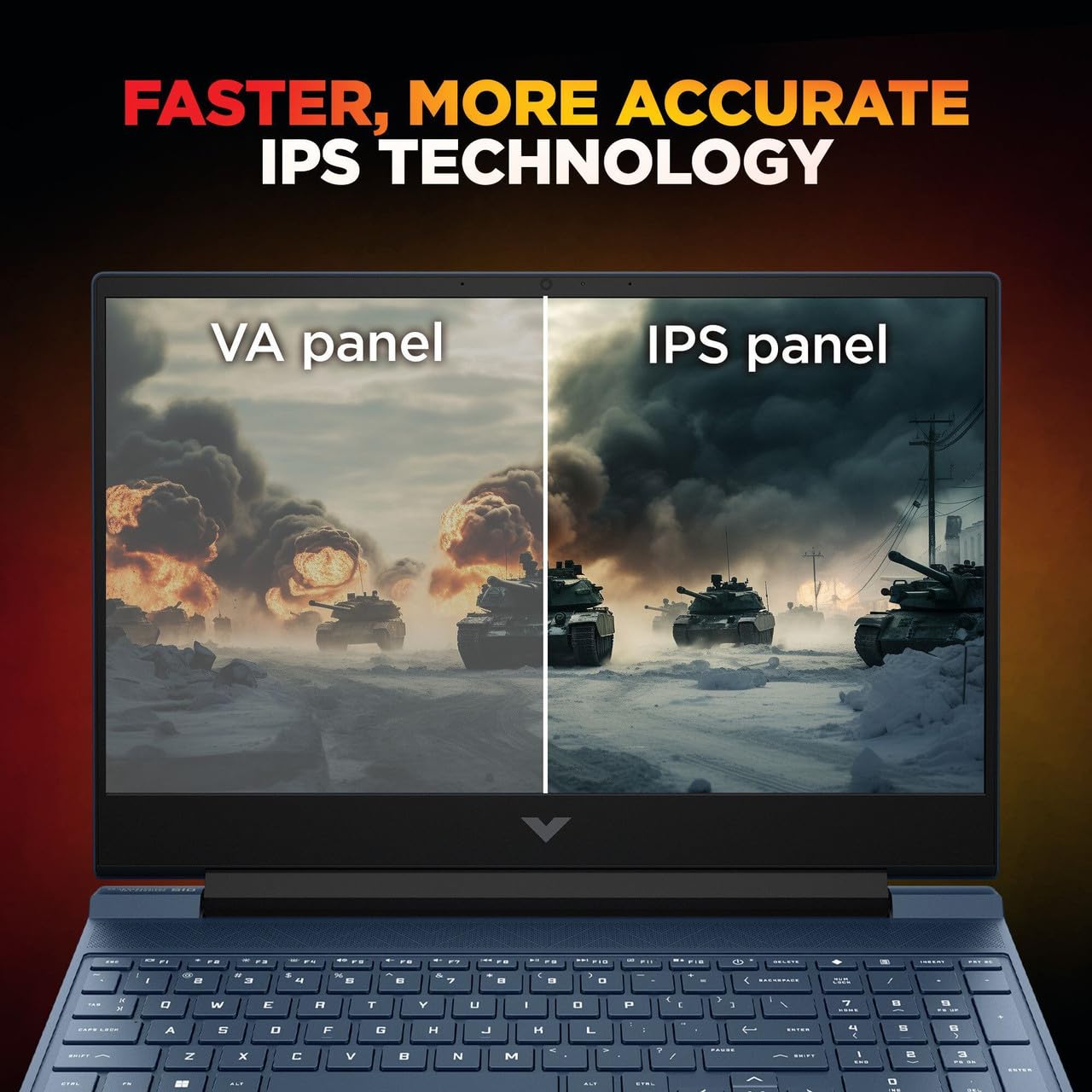 HP Smartchoice Victus, AMD Ryzen 7 7445HS 4GB NVIDIA GeForce RTX 2050 - (16 GB/512 GB SSD/Windows 11 Home) FHD, 144Hz, 300 nits, 15.6''/39.6cm, M365* Office24, Blue, 2.29kg,15-fb3122AX Gaming Laptop 