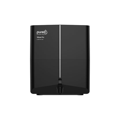 HUL Pureit Wave Pro Mineral RO+UV LED in-tank | 7 stage Purification | 7 Litres Capicity | Up to 45% Water Savings | Suitable for Borewell, Tanker & Muncipal Water | Wall Mountable | Black 