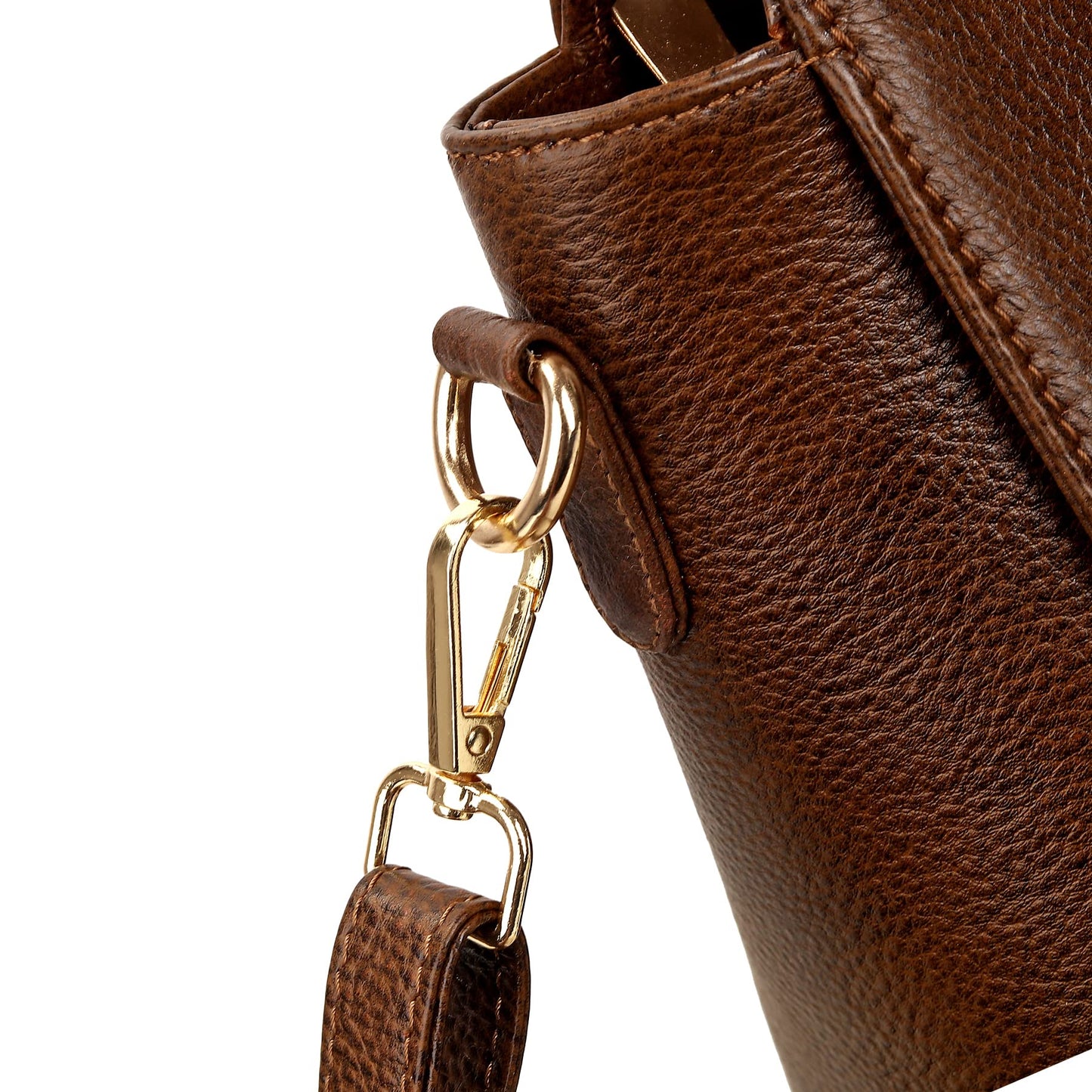 HYATT Leather Accessories Full-Grain Natural Cro Leather Top-Handle satchel Handbags & Shoulder Sling Bags For Women Office Branded Stylish Latest Size- L-13 X H-9 x W- 5.5 Inch 