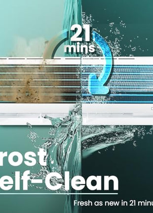 Haier 1.25 Ton 3 Star Twin Inverter Split AC (3900 Watts, Copper, 7 in 1 Convertible, Frost Self Clean, HD Filter, Cools at 54°C, Long Air Throw - HSU15V-TMS3BN-INV) 