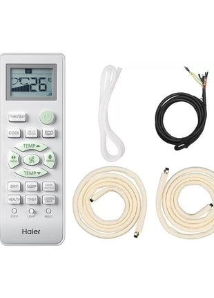 Haier 1.5 Ton 3 Star Triple Inverter Smart Split AC (5125 Watts, Copper, Wi-Fi, 4-Way Swing, 7 in 1 Convertible, Frost Self Clean, HD Filter, Cools at 60°C - HSU18K-PYFR3BN-INV, White) 