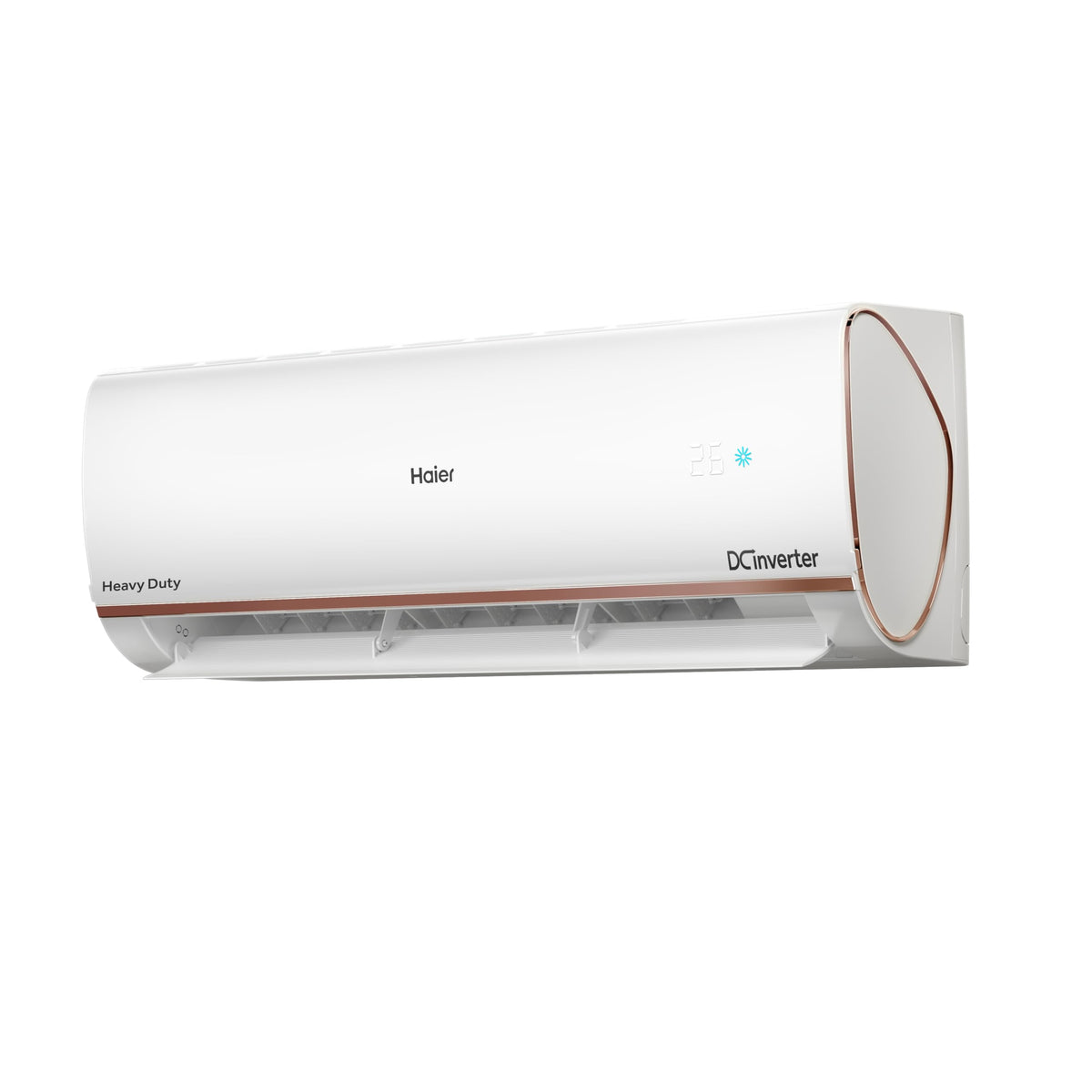 Haier 1.5 Ton 3 Star Triple Inverter Smart Split AC (5125 Watts, Copper, Wi-Fi, 4-Way Swing, 7 in 1 Convertible, Frost Self Clean, HD Filter, Cools at 60°C - HSU18K-PYFR3BN-INV, White) 