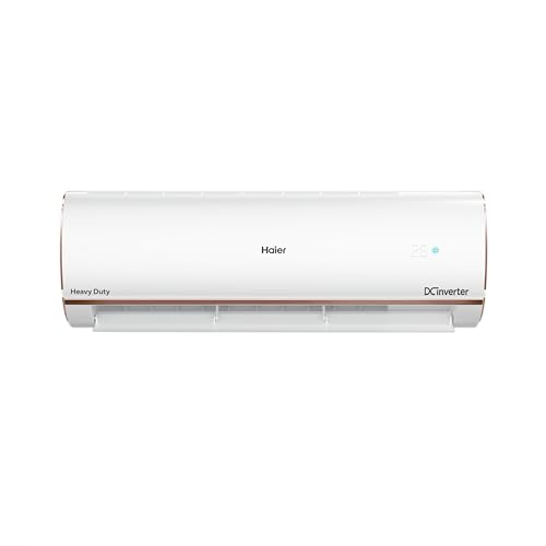 Haier 1.5 Ton 3 Star Triple Inverter Smart Split AC (5125 Watts, Copper, Wi-Fi, 4-Way Swing, 7 in 1 Convertible, Frost Self Clean, HD Filter, Cools at 60°C - HSU18K-PYFR3BN-INV, White) 