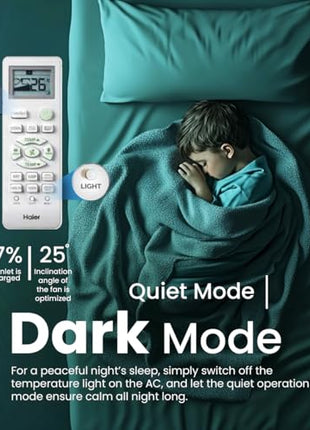 Haier 1.5 Ton 3 Star Twin Inverter Split AC (Copper, 7 in 1 Convertible, Frost Self Clean, HD Filter, Cools at 54°C, Long Air Throw - HSU17VP-TQS3BN-INV, White) 