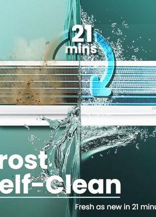 Haier 1.5 Ton 3 Star Twin Inverter Split AC (Copper, 7 in 1 Convertible, Frost Self Clean, HD Filter, Cools at 54°C, Long Air Throw - HSU17VP-TQS3BN-INV, White) 