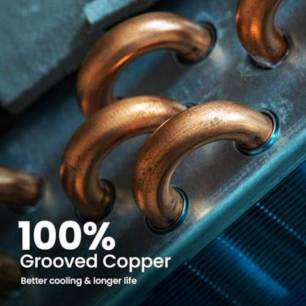 Haier 1.5 Ton 5 Star AI Climate Control Smart Split AC (5460W, Copper, HEXA Inverter, Heavy Duty, 4 Way Swing, Frost Clean, HD Filter, Cools at 60°C, 20 mtr Air Throw- HSU19K-PYAIR5BN-INV, White) 