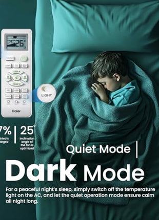 Haier 1.5 Ton 5 Star AI Climate Control Smart Split AC (5460W, Copper, HEXA Inverter, Heavy Duty, 4 Way Swing, Frost Clean, HD Filter, Cools at 60°C, 20 mtr Air Throw- HSU19K-PYAIR5BN-INV, White) 