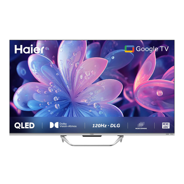 Haier 139 cm (55 inches) QLED -Smart Google TV with Hands Free Voice Control 55S800QT (Grey) 