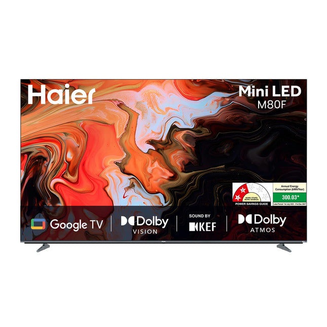 Haier 164 cm (65) New M80F Series 4K Ultra HD Smart Mini LED Google TV H65M80FUX (2025 Model) 
