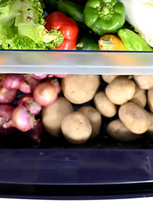 Haier 205L 5Star Direct Cool Single Door Refrigerator | Inverter Compressor | Wide Freezer Space | Bigger Ice Tray | Longer Cooling Retention | Easy Clean Back (HED-215MRB-N, Marine Rose, Base Stand) 