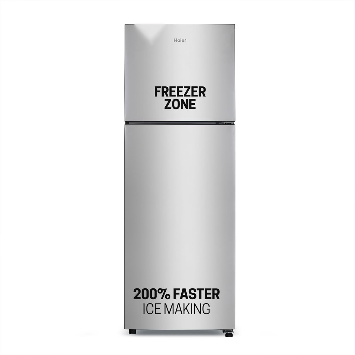 Haier 240 L, 2 Star, Frost Free Double Door Refrigerator (HEF-252EGS-P, Moon Silver) 