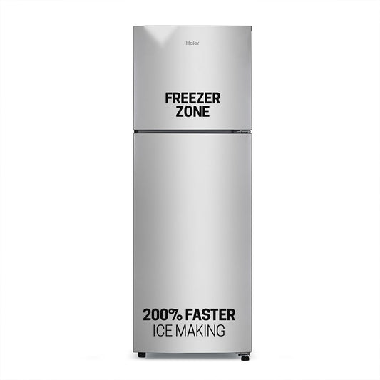 Haier 240 L, 2 Star, Frost Free Double Door Refrigerator (HEF-252EGS-P, Moon Silver) 