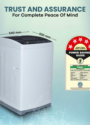 Haier 6.0 Kg 5 Star Oceanus Wave Technology Fully Automatic Top Loading Washing Machine (HWM60-AE, Magic Filter, Moonlight Grey) 