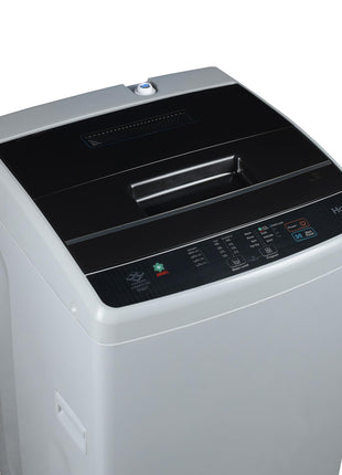 Haier 7 Kg 5 Star Fully Automatic Top Load Washing Machine with Oceanus Wave Drum, Magic Filter, 8 Wash Programs (HWM70-AE, Moonlight Silver, Stainless Steel Drum, 15 Mins Quick Wash) 