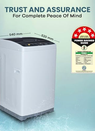 Haier 7 Kg, 5 Star, Oceanus Wave Technology Fully Automatic Top Loading Washing Machine (HWM70-AE, Magic Filter, Moonlight grey) 