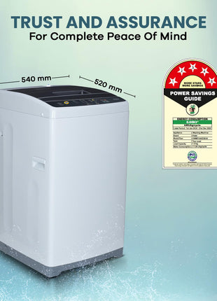 Haier 7 Kg, 5 Star, Oceanus Wave Technology Fully Automatic Top Loading Washing Machine (HWM70-AE, Magic Filter, Moonlight grey) 