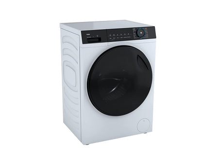 Haier 8 kg 5 Star Powered by AI-DBT with PuriSteam, 525mm Super Drum Fully Automatic Front Load Washing Machine (HW80-IM12929C, Inverter with In-Built Heater, White) 
