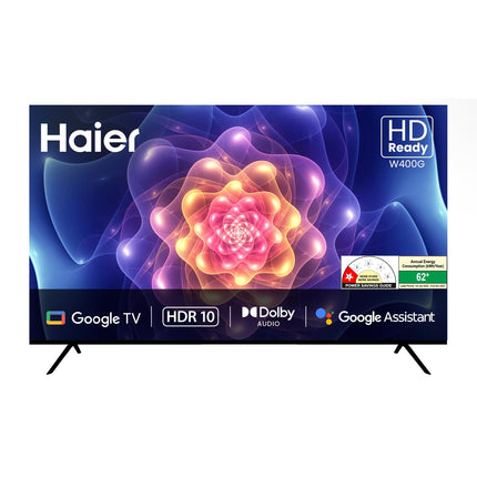 Haier 80cm (32) HD Ready Smart LED Google TV LE32W400G -N (Black) 