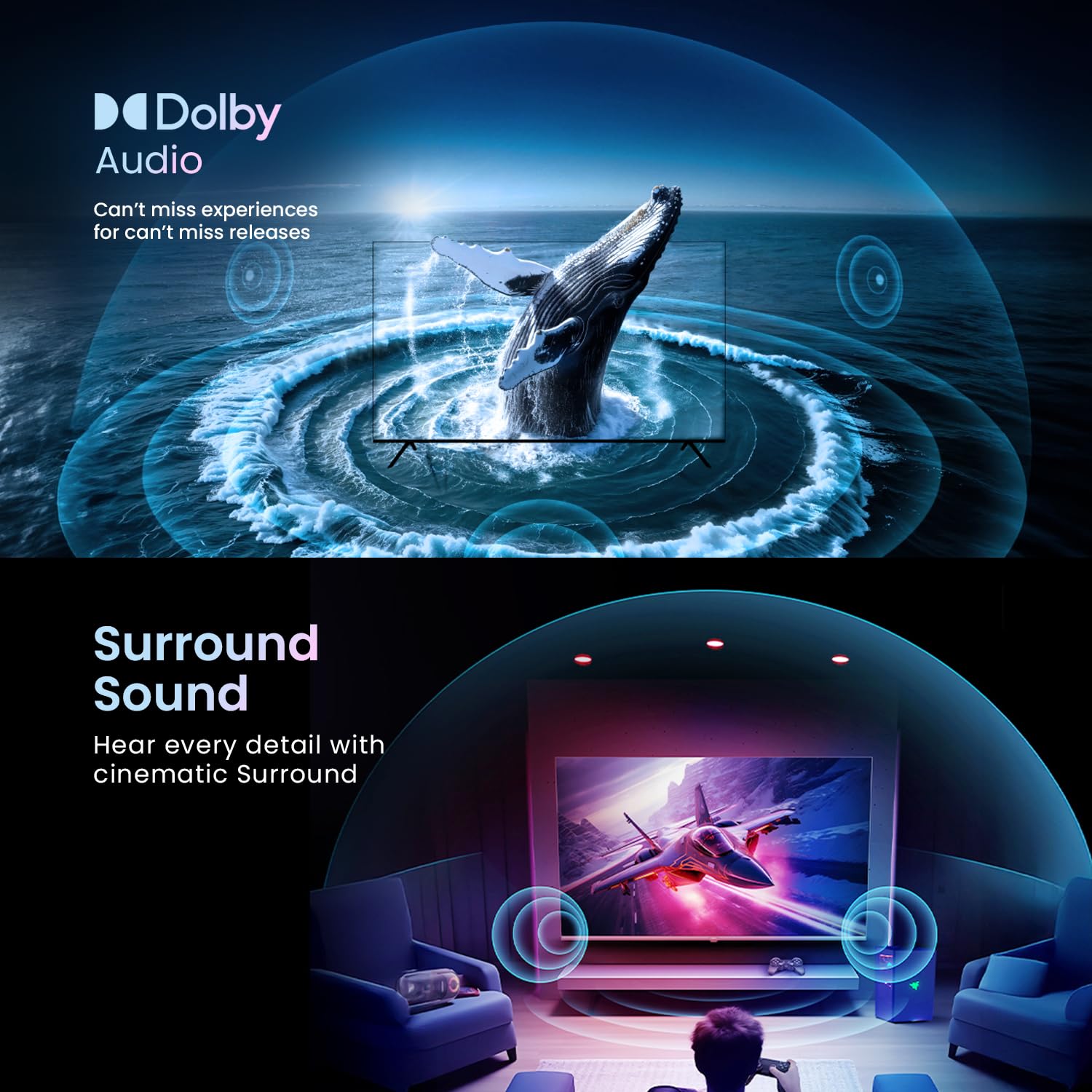 Haier 80cm (32) HD Ready Smart LED Google TV LE32W400G -N (Black) 