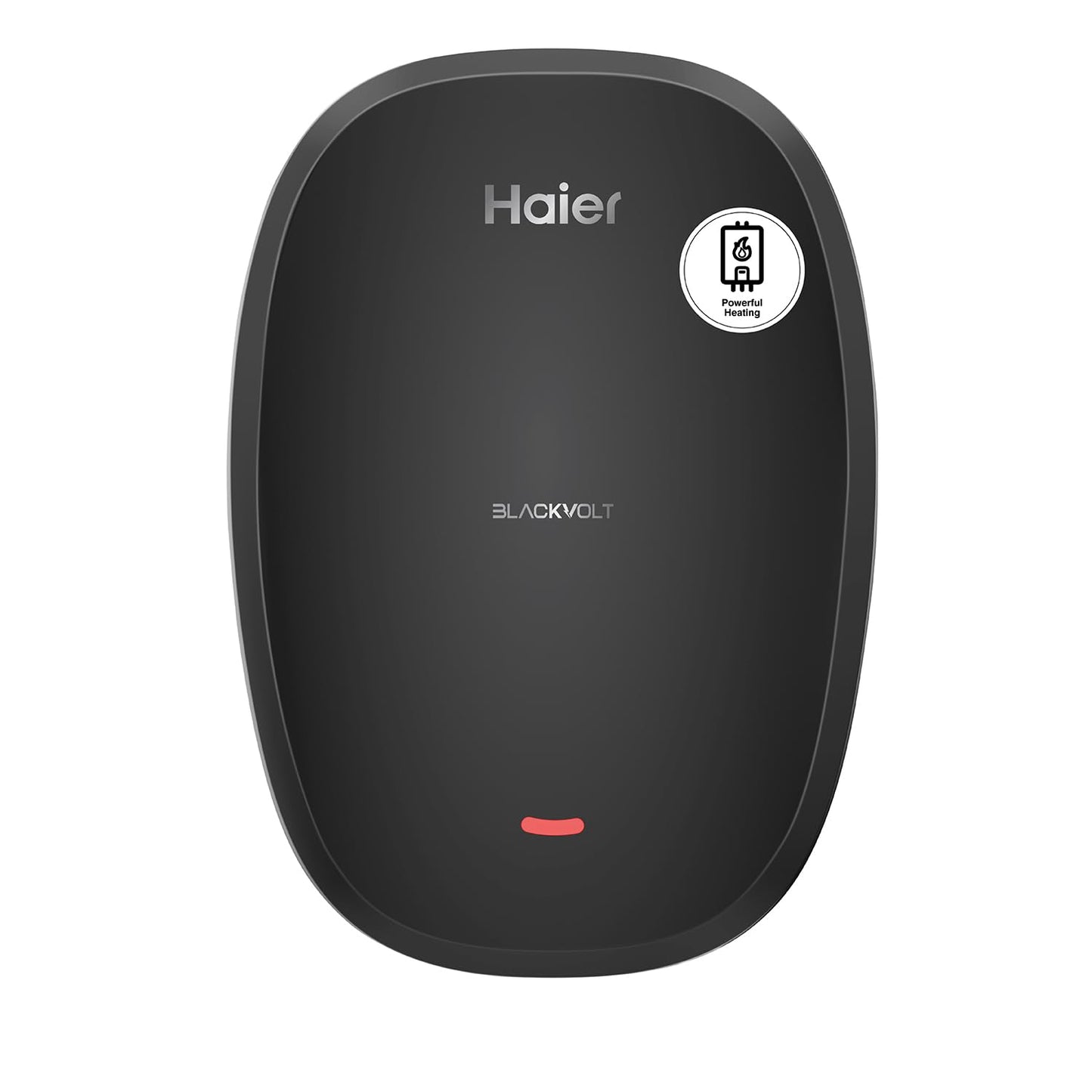 Haier BlackVolt Instant Water Heater 3 Litre with 3kW | Fast Heating | Copper Heating Element | 6.5 Bar Pressure | Instant Geyser for Kitchen & Bathroom | 5-Year Tank Warranty | EI3V-BLACKVOLT 