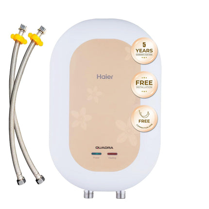 Haier Instant Water Heater 3 Litre Geyser 3000W Powerful Heating|ABS Body|Free Installation|Advanced Multi-Layered Safety|High Rise Compatible 