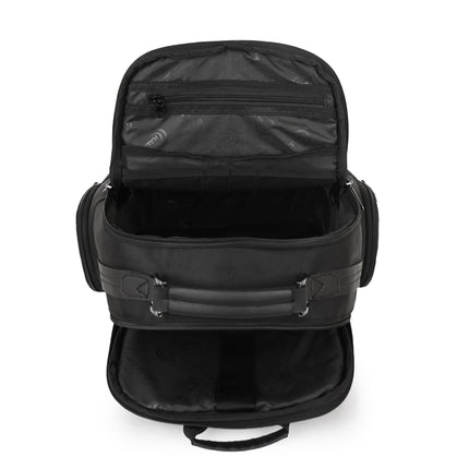 Half Moon Alpha Business Backpack for Men 35L Heavy Duty Premium Laptop Backpack 1680D Polyester 15.6-inch Padded Laptop Bag Water/Scratch-resistant Multiple Pockets with 1 Year Warranty 