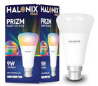 Halonix Wi-Fi Enabled Smart LED Bulb 9W B22D (16 Million Colors + Warm White/Neutral White/White) (Compatible with Amazon Alexa and Google Assistant) 