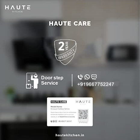 Haute Kitchen Evoque Series Black&White 3 Burner Cooktop|Manual Ignition Gas Stove|Glass Top -1 Jumbo,1 Medium,1 Small -Freestanding Toughened Glass Premium Design -(Tempered Glass,2 Year Warranty) 