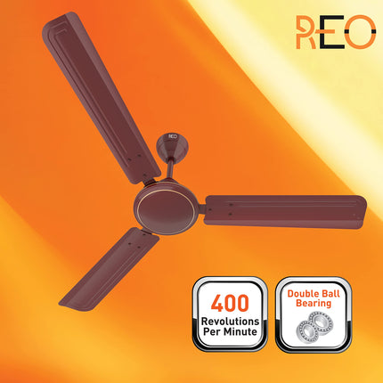 Havells 1200mm Tejas ES Ceiling Fan | High Speed, High Air Delivery | Strong & Powerful Copper motor, Air Delivery: 218 m³/min, RPM: 370, 2 Year Warranty | (Pack of 1, Brown) 