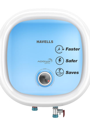 Havells All New Adonia Spin 25L 5 Star Storage Water Heater(Geyser)|Faster Heating|Safe to use|Saves electricity|Feroglas Coated Anti Rust Tank| Temp. setting knob|7 Yr. Tank Warranty| Made In India 