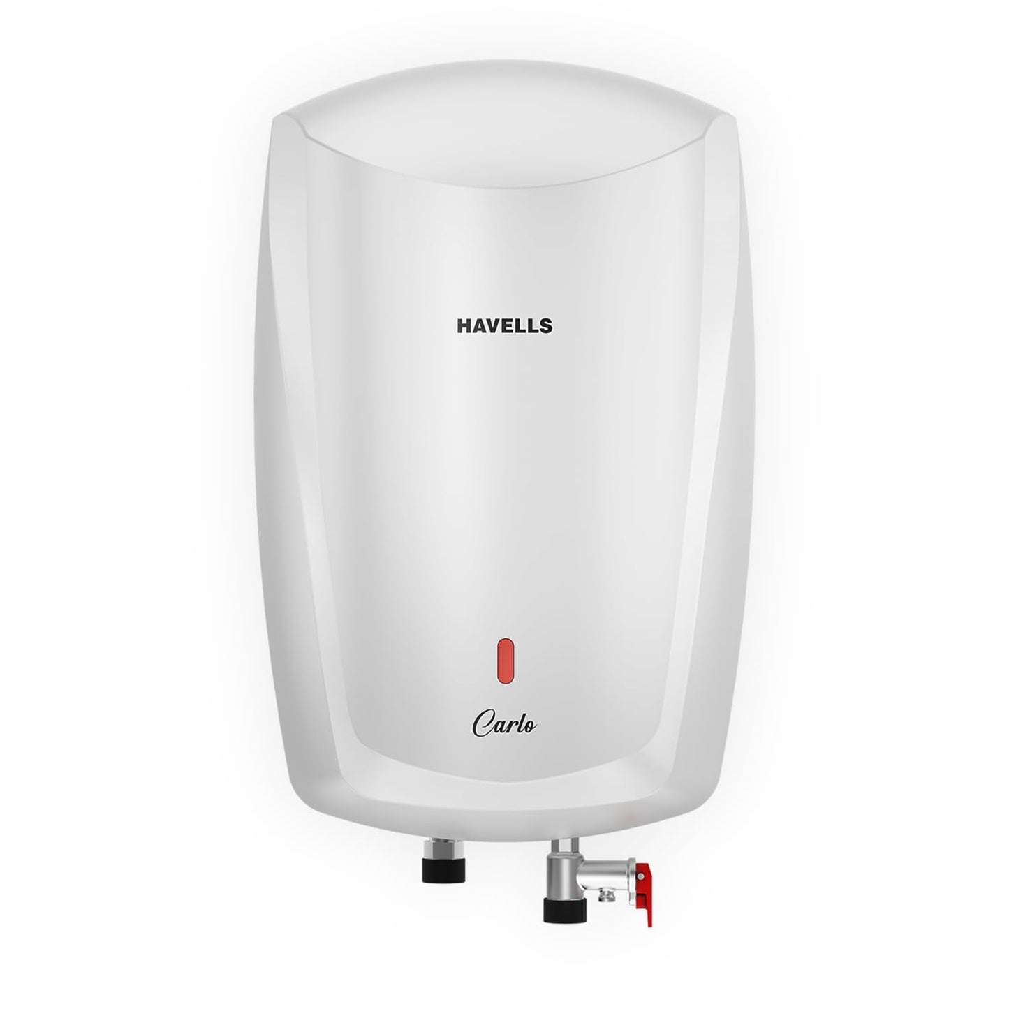Havells Carlo 5 Litre Instant Water Heater | Color Changing LED Indicator, Rust and shock proof, ISI Certified | Fire retardant power cord; Warranty: 5 Yr on inner tank & 2 Yr comprehensive | (White) 