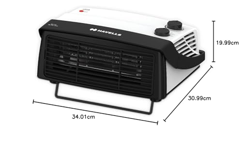 Havells Cista Room Heater, White, 2000 Watts 
