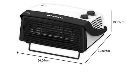 Havells Cista Room Heater, White, 2000 Watts 