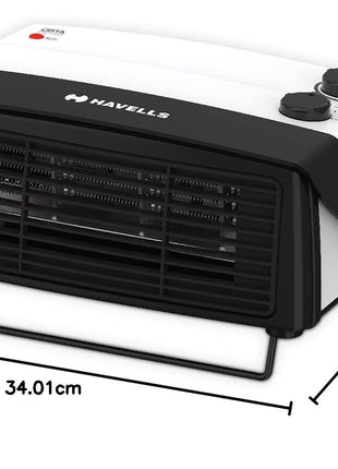 Havells Cista White Room Heater 2000 Watts With Cool Touch Body 