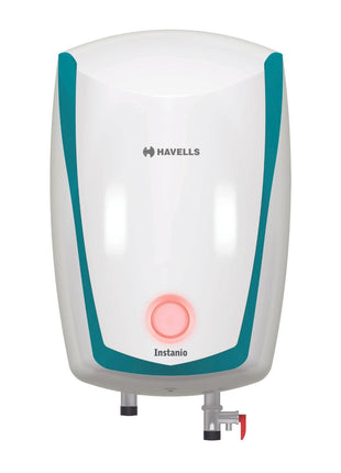 Havells Instanio 10L Storage Water Heater(Geyser)|Faster Heating|Safer to use|Saves electricity|Engineered for Hard Water|Color Changing LED Indicator|Anti Rust Tank|Mcoloy Heating Element 