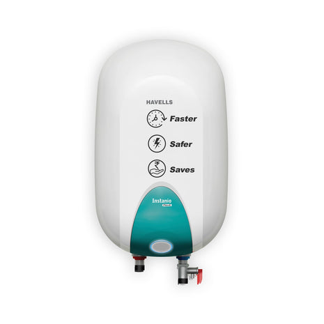 Havells Instanio Prime 25L Storage Water Heater(Geyser)|Faster Heating|Safer to use|Saves electricity|Engineered for Hard Water|Color Changing LED Indicator|Anti Rust Tank|Heavy Duty Heating Element 