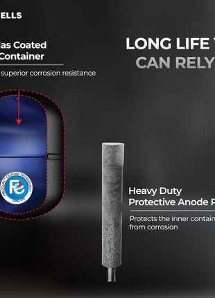 Havells Instanio Prime 25L Storage Water Heater(Geyser)|Faster Heating|Safer to use|Saves electricity|Engineered for Hard Water|Color Changing LED Indicator|Anti Rust Tank|Heavy Duty Heating Element 