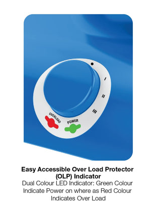 Havells Maxx Grind 750 watt Mixer Grinder with 3 Wider Mouth Stainless Steel Jar, Hands Free Operation, SS-304 Grade Blade, Overload Indicator & 5 Year Motor Warranty (Blue). 