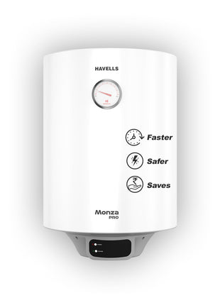 Havells Monza Pro 10L Storage Water Heater(Geyser)|Faster Heating|Safer to use|Saves electricity|Engineered for Hard Water|Endurashield Coated Anti Rust Tank|Whirlflow Technology|High Rise suitable 