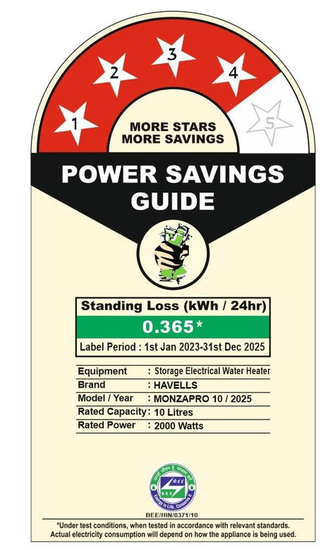 Havells Monza Pro 10L Storage Water Heater(Geyser)|Faster Heating|Safer to use|Saves electricity|Engineered for Hard Water|Endurashield Coated Anti Rust Tank|Whirlflow Technology|High Rise suitable 