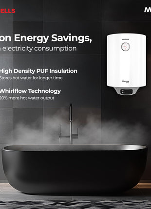 Havells Monza Pro 10L Storage Water Heater(Geyser)|Faster Heating|Safer to use|Saves electricity|Engineered for Hard Water|Endurashield Coated Anti Rust Tank|Whirlflow Technology|High Rise suitable 