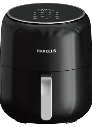 Havells Prolife Neo 4.5 L Air Fryer|Digital Display With Led|8 Pre Set Menu|Auto Shutoff|Cool Touch Handle|60 Min Timer|1500W|2 Yr Manufaturer Warranty,Black 