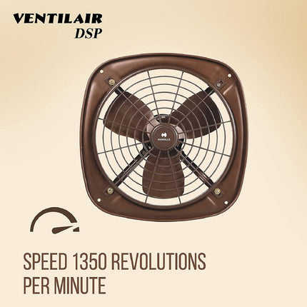 Havells Ventil Air DSP 230mm Exhaust Fan (Choco Brown) (FHVVEMTBRN09) 