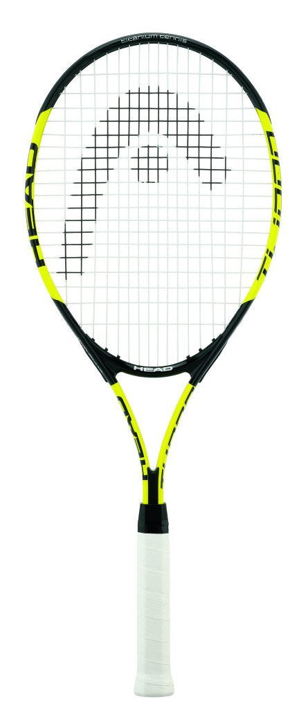 Head Titanium 1000 Tennis Racquet, Black/Yellow 